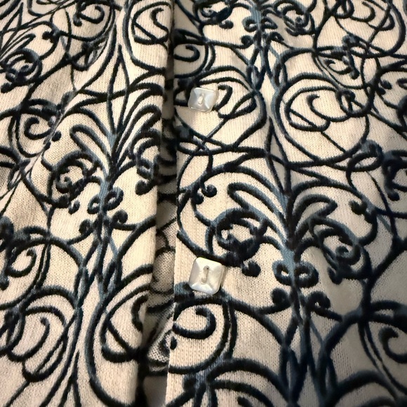 Aventara clothing pearl button up cardigan, size medium - Picture 6 of 6